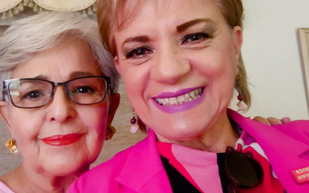 Doctora Adriana Mendioléa con la Mtra. Leticia Maldonado en Mexicaliseptiembre 2024