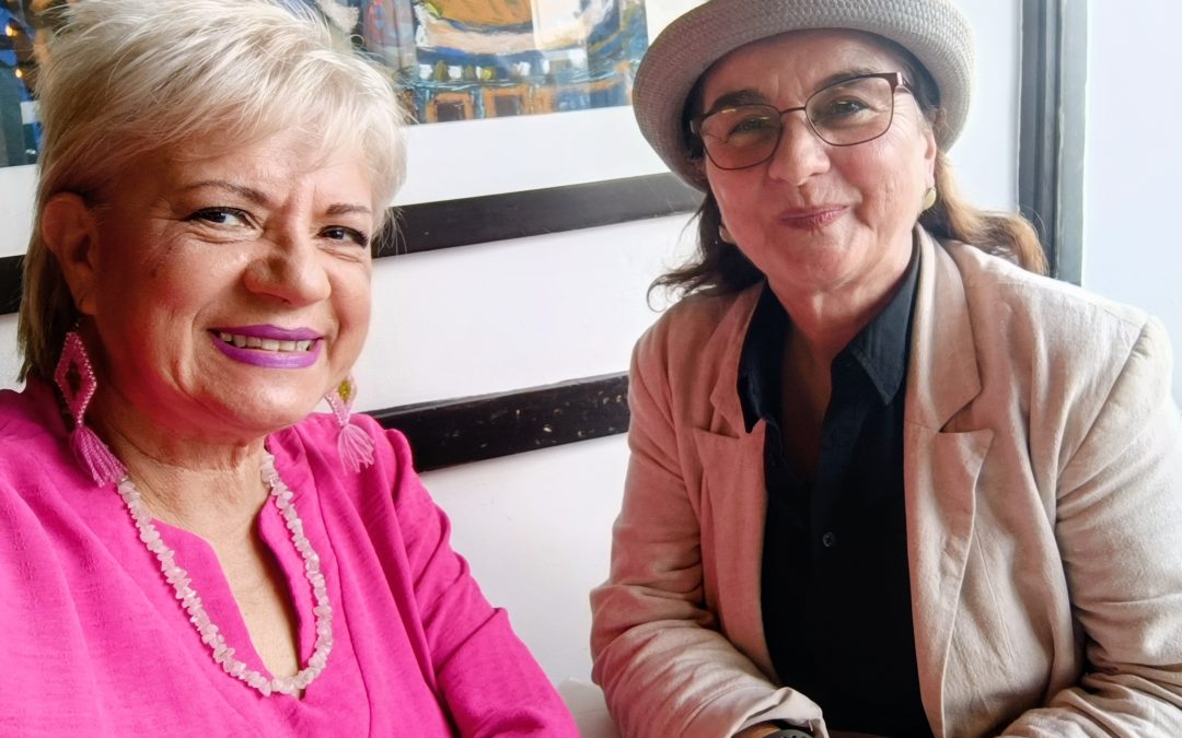 Doctora Adriana Mendioléa con la Lic. María Luisa Durazo, Historia delArte. Octubre 2025