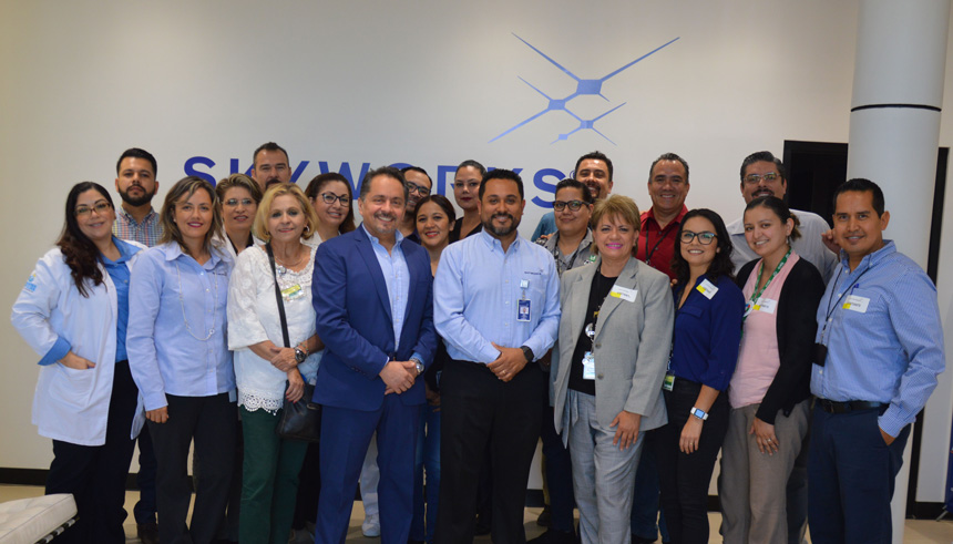 Visita a SKYWORKS en Mexicali Baja California
