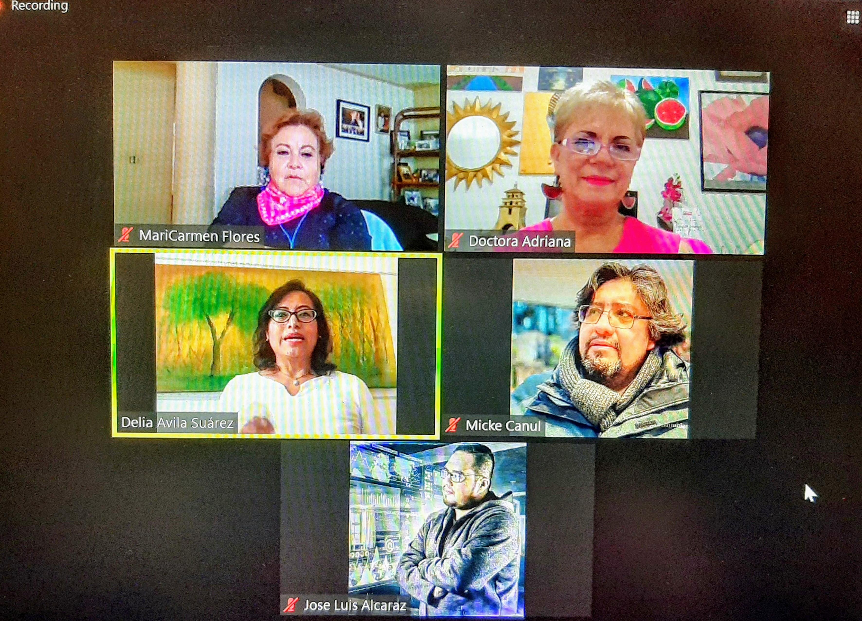 Reunión de Trabajo Virtual, Organizando El IV Encuentro de Mujeres Líderes