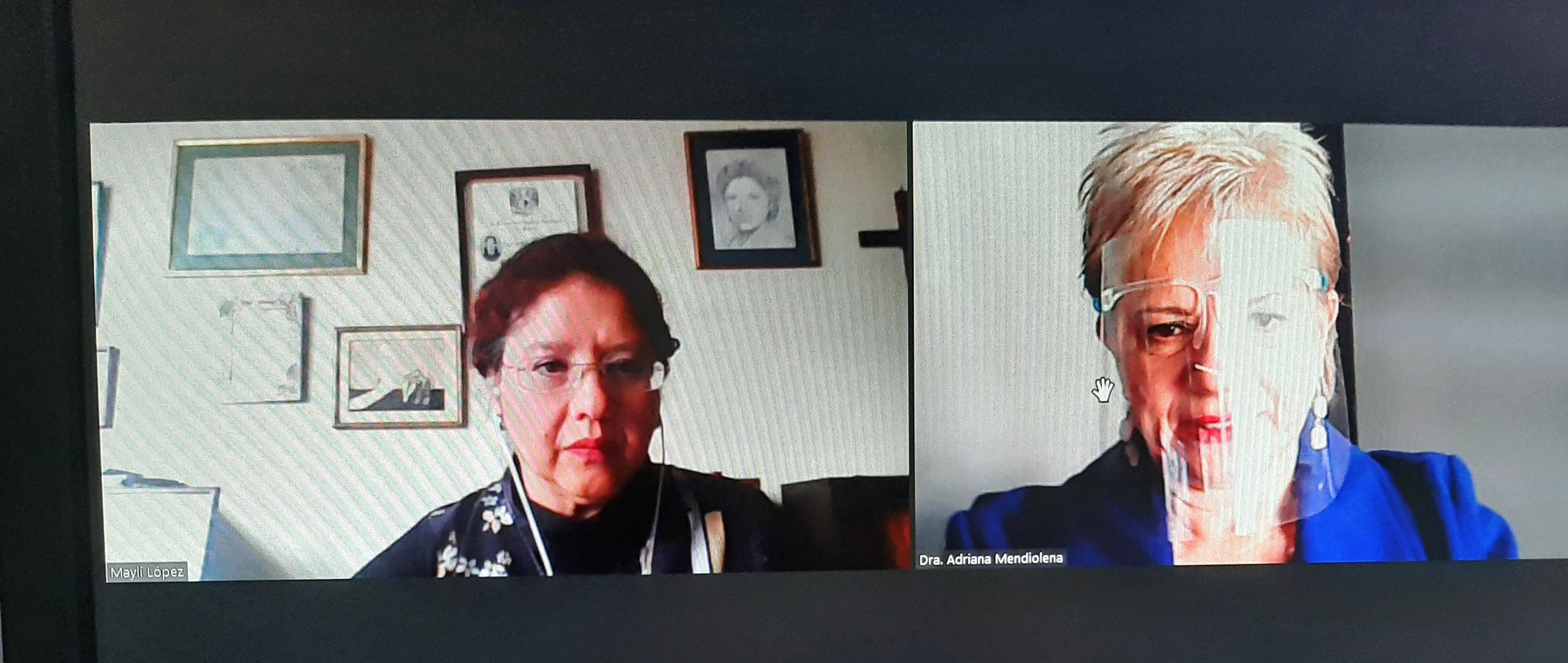 En entrevista online estudiantes del Doctorado en Innovación Educativa DIE Cuarta Generación CESUN Universidad