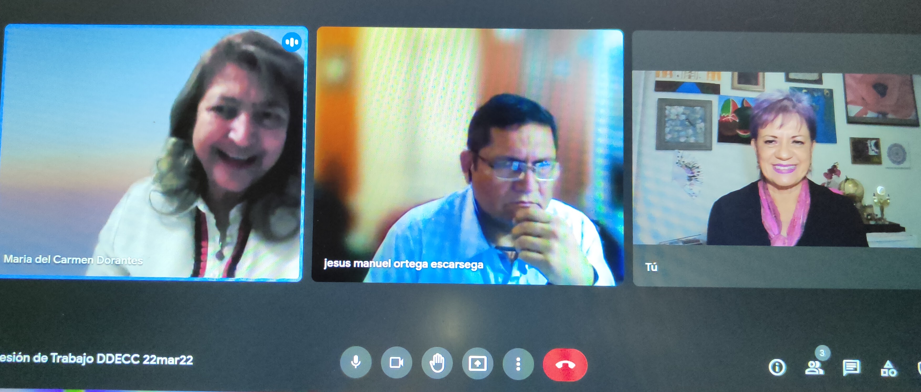 Dra Adriana Mendiolea en sesión online con los doctorantes de Doctorado en Desarrollo de Estrategias Contra la Corrupción DDECC en American Partnership Latinoamérica A.M. LATAM