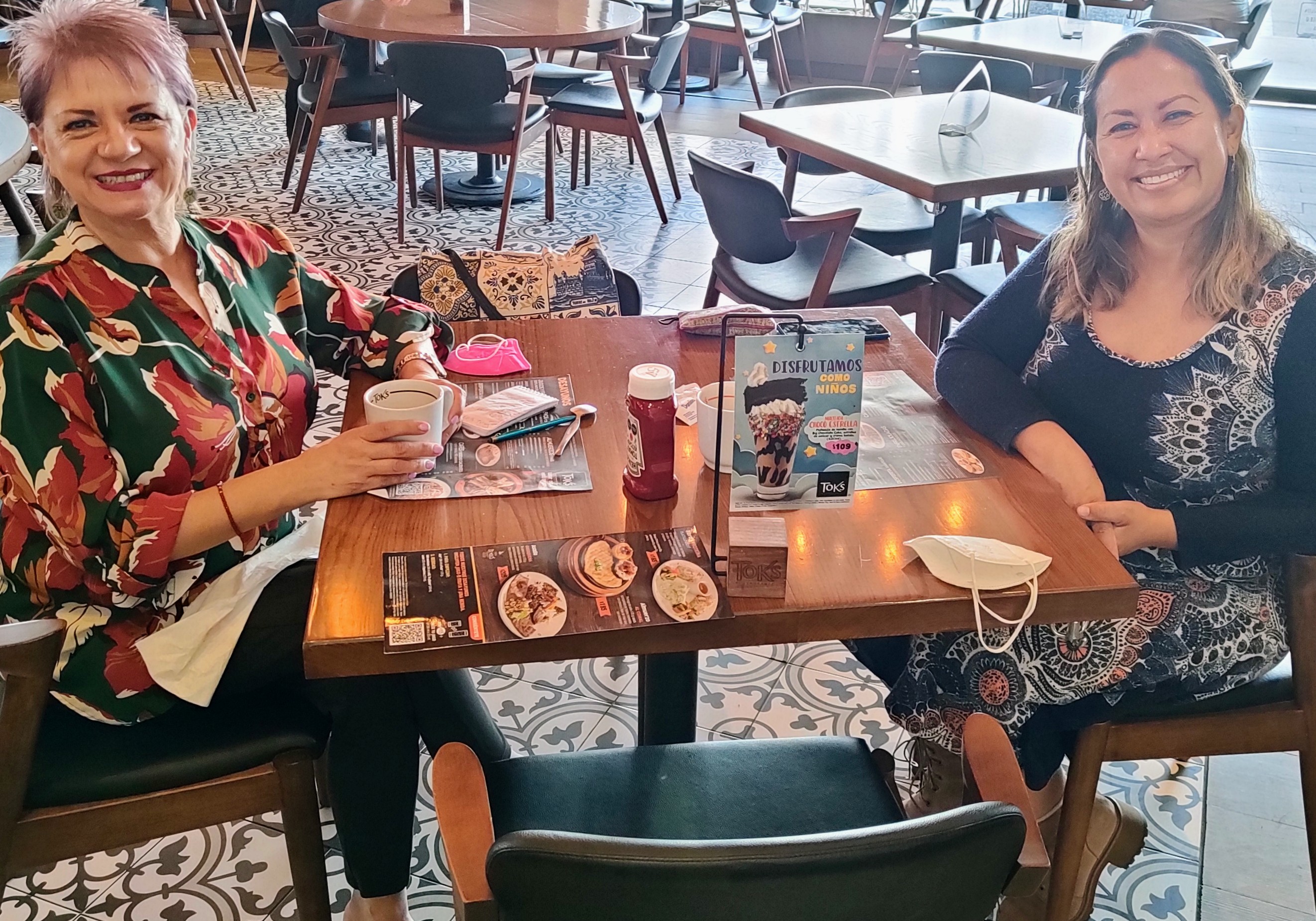 Reunión de trabajo Doctora Adriana Mendiolea y Mtra. Graciela Zamudio de Alma Migrante. 11 abril 2022