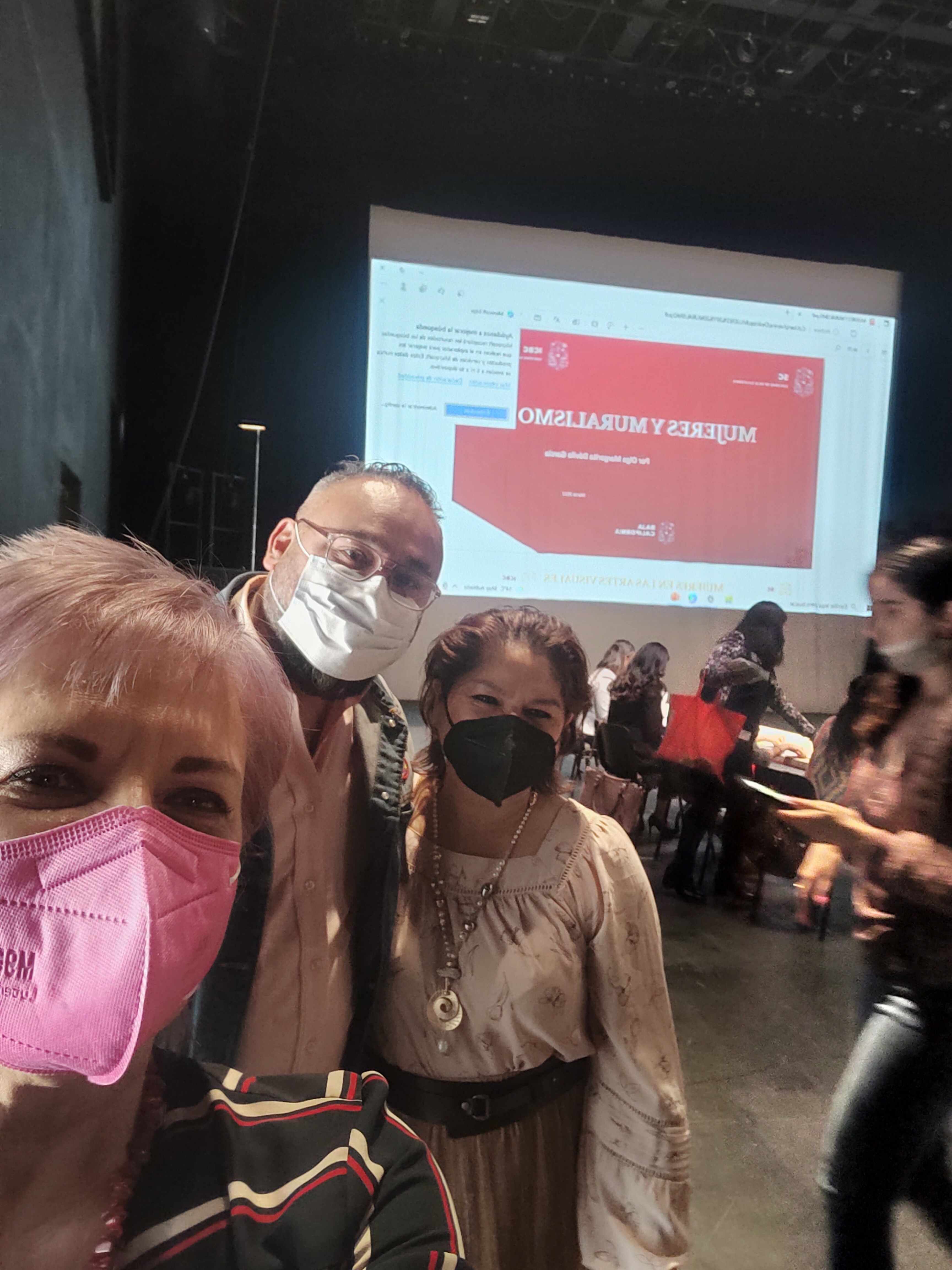 En el Ceart 12 abril 2022 en la conferencia Mujeres Arte y Derechos Humanos