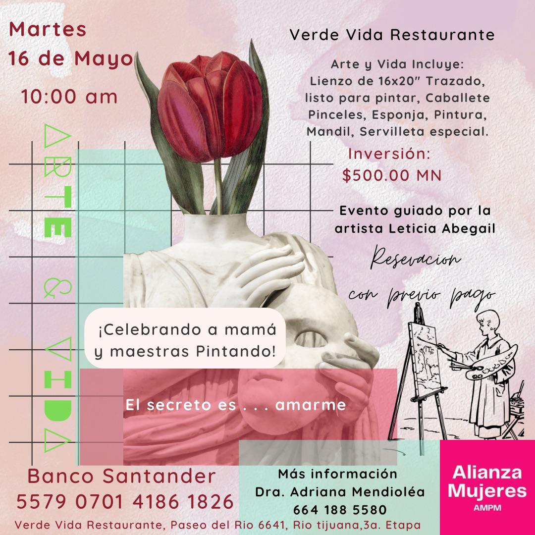 ¡Celebrando a mamá y maestras pintando!