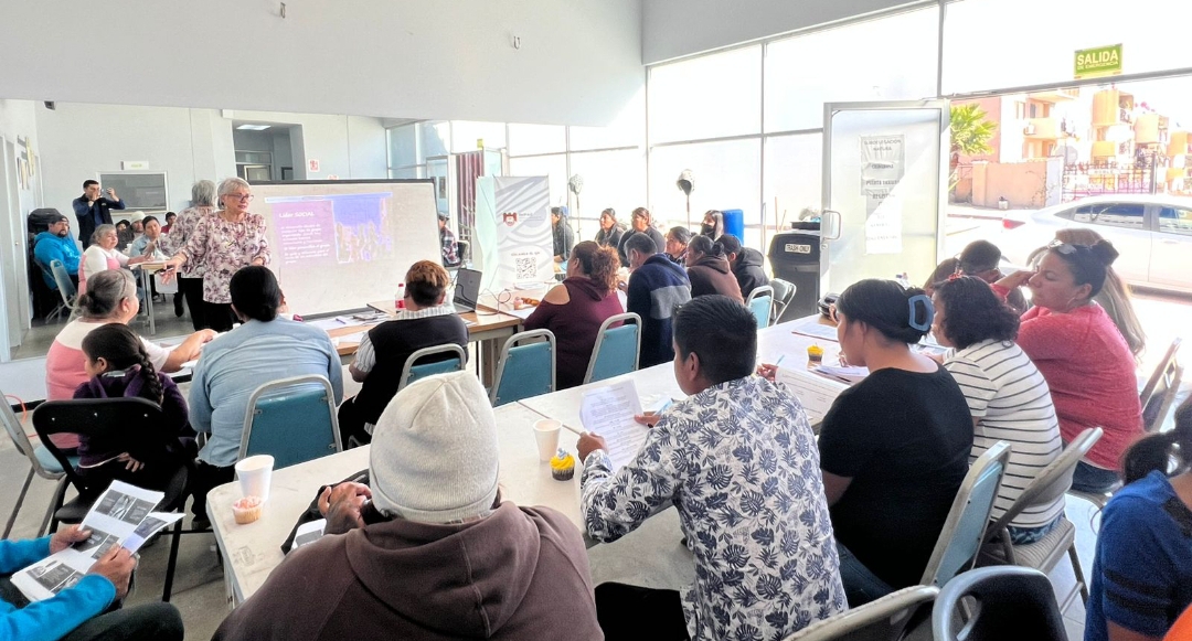 En el Taller de Liderazgo Social y Comunitario con perspectiva de género, 23 de febrero 2024