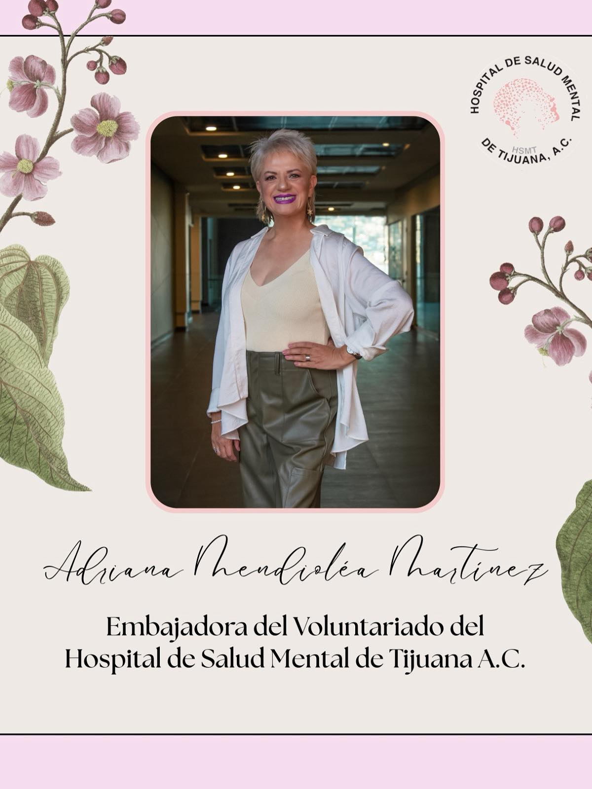 Presentamos a nuestras Embajadoras del Voluntariado del Hospital de Salud Mental de Tijuana A.C.