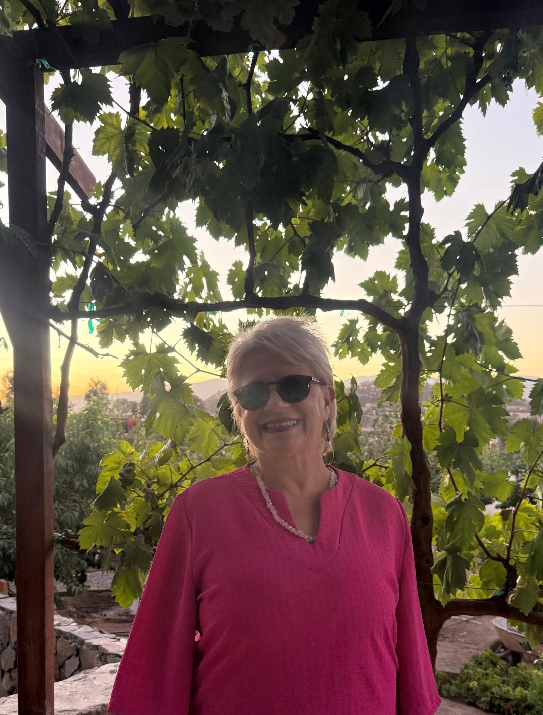 En Valle de Guadalupe con la Mtra. Diana Mendioléa y la Lic. Geovanna GómezLlanos, octubre 2025