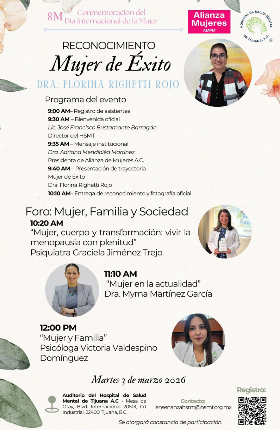 Conmemoración del Día Internacional de la Mujer – marzo 2026