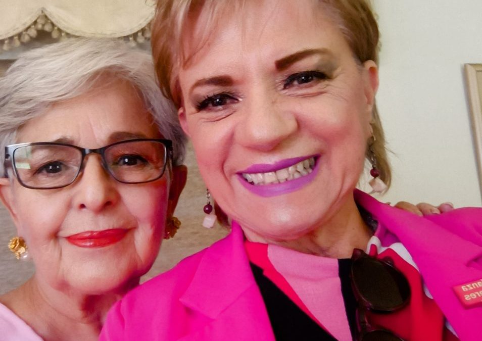 Doctora Adriana Mendioléa con la Mtra. Leticia Maldonado en Mexicaliseptiembre 2024